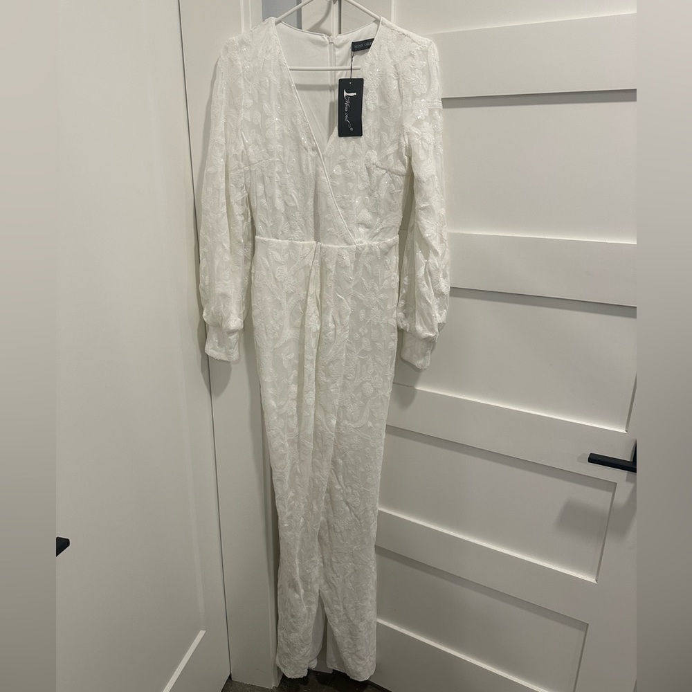 NWT Miss Ord Split Sequin Dress